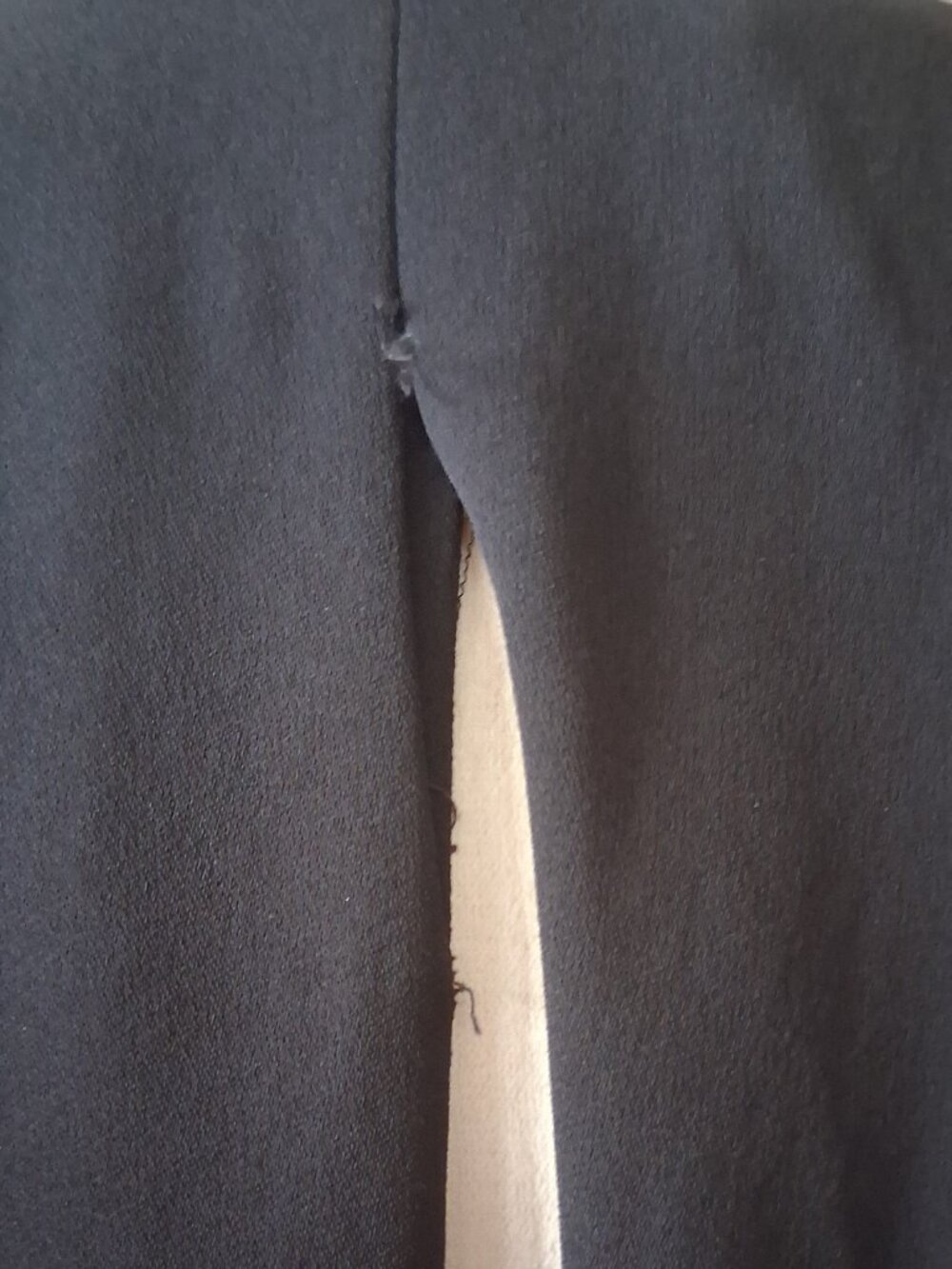 3/4 Sleeve Open Back Bow Tie Blazer Jacket - Picture 6 of 6